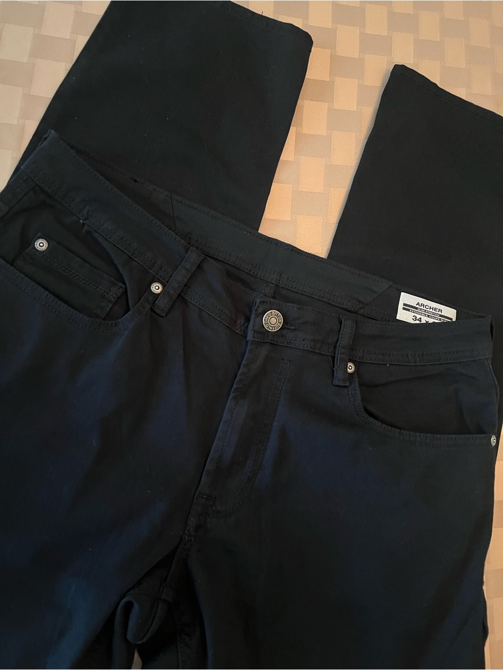 Buffalo David Bitton Archer Men’s 
Slim Stretch 5-Pocket Pant 34 x 30 - Picture 4 of 6